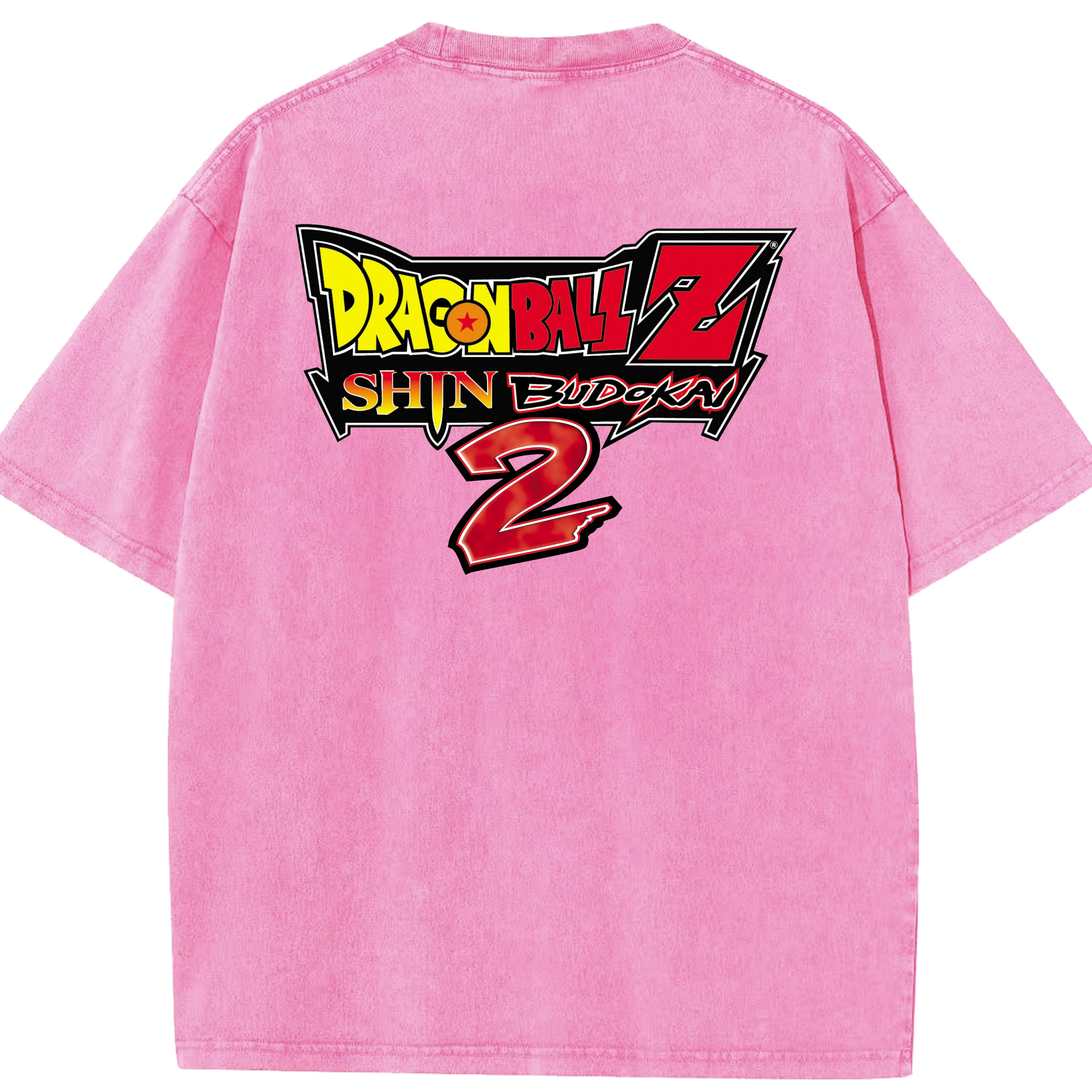 （画像用） ドラゴンボール DRAGON BALL 綿100% ヴィンテージ風 半袖Tシャツ（背面プリント）